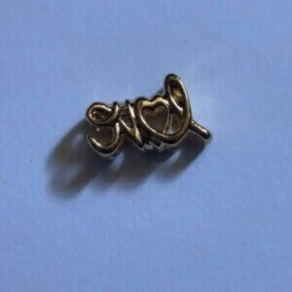 Pandora Gold Love Script Charm